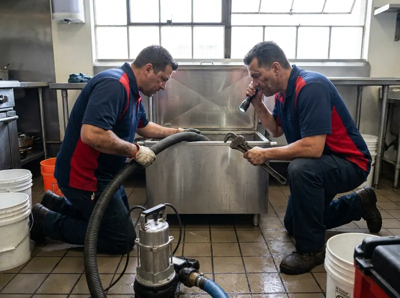 Commercial Kitchen Grease Interceptor Service in los angeles, CA