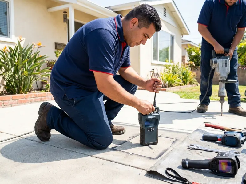 Slab Leak Detection and Direct Repair in los angeles, CA